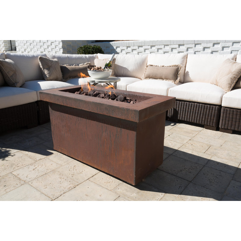 Urban Series Stone Propane Fire Pit Table