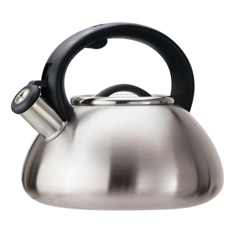 Steelux 4 Litre Traditional Stainless Steel Stove Top Kettle