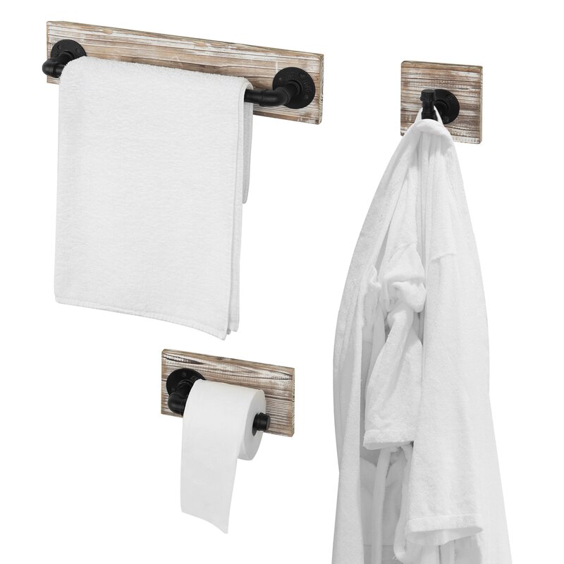 MyGift 3 - Piece Bathroom Hardware Set | Wayfair