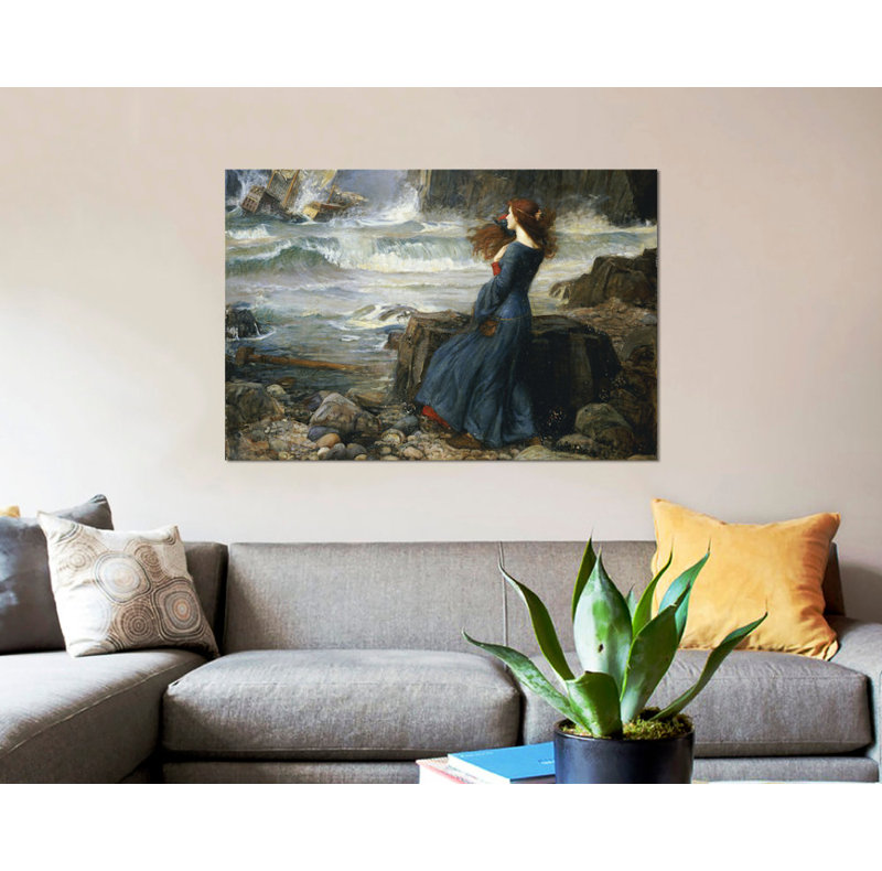 John William Waterhouse the Tempest Vintage Wall Art Poster Print Picture Giclee