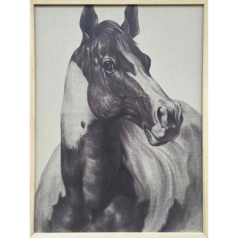 Union Rustic Indian Horse I Oil Painting Print On Wrapped Canvas Wayfair