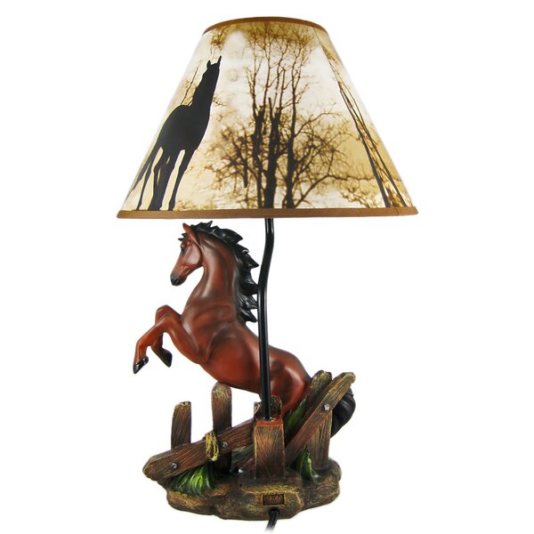 Resin Cartoon Horse Night Light Baby Study Bedroom Lamp Bedside Table Decor Gift 