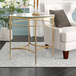 Reynaldo Glass End Table by Willa Arlo Interiors Cheap