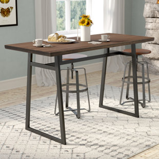 Go to store & view more images Gracie Oaks Platane Industrial Counter Height Dining Table