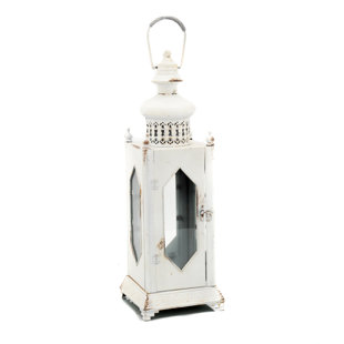 Best Diamond Shaped Iron Lantern By Ophelia & Co. Outdoor Lighting Diamond Shaped Iron Lantern By Ophelia & Co. Outdoor Lighting