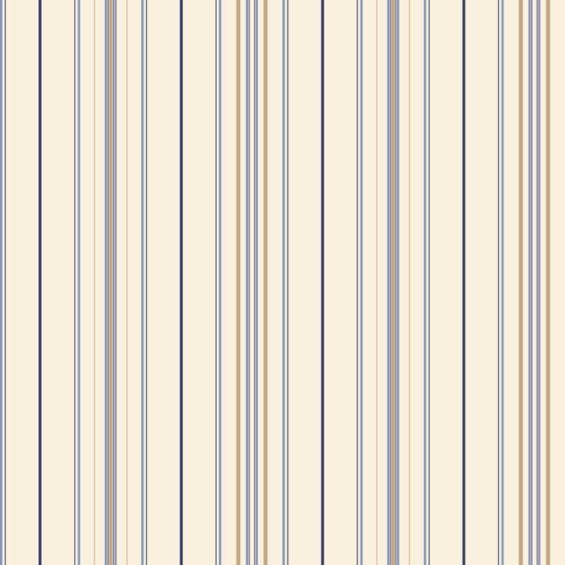 York Wallcoverings Cobalt Blues 33 L X 20 5 W Striped Wallpaper