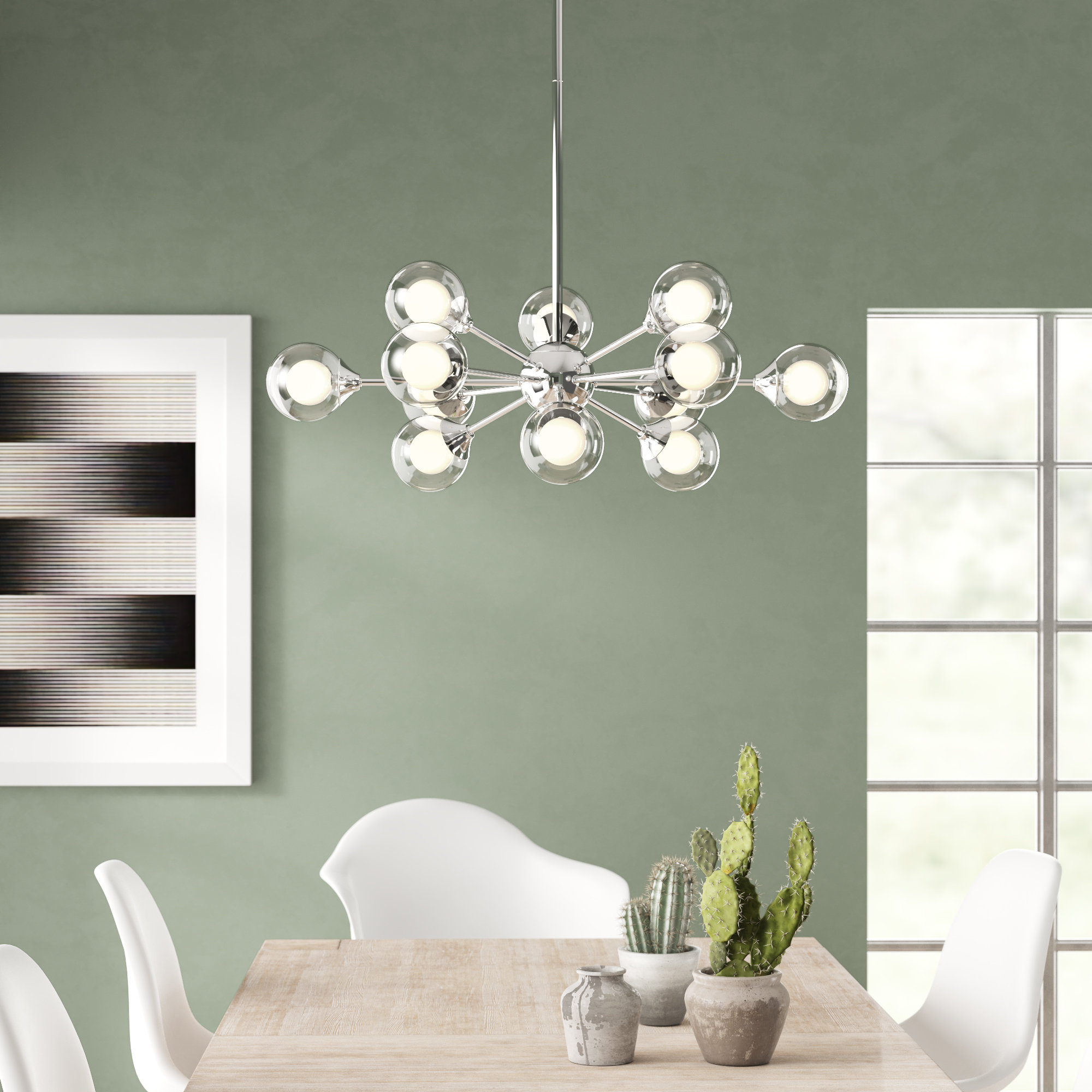 David Rembert 12 Light Sputnik Sphere Chandelier Reviews Allmodern