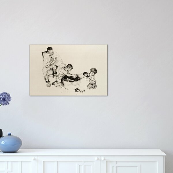 Vault W Artwork Norman Rockwell - Wrapped Canvas Print | Wayfair