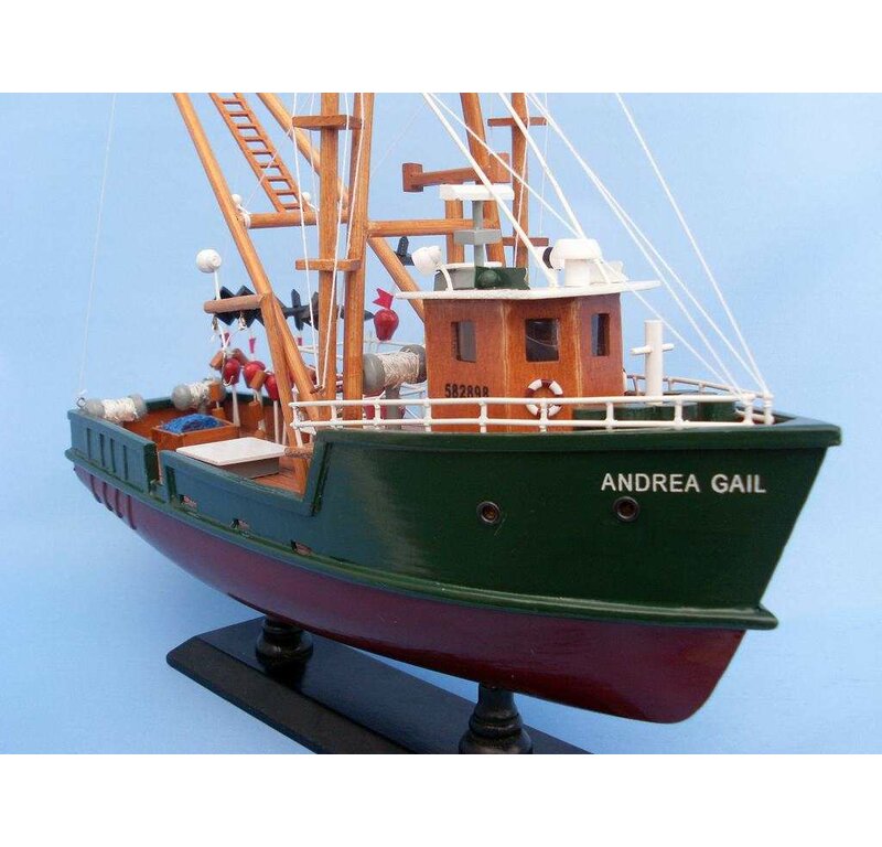 Andrea Gail The Perfect Storm Fishing Model Boat