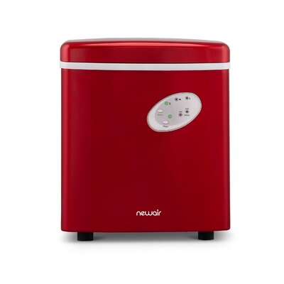 NewAir 28 lb. Daily Production Portable Ice Maker  Finish: Red