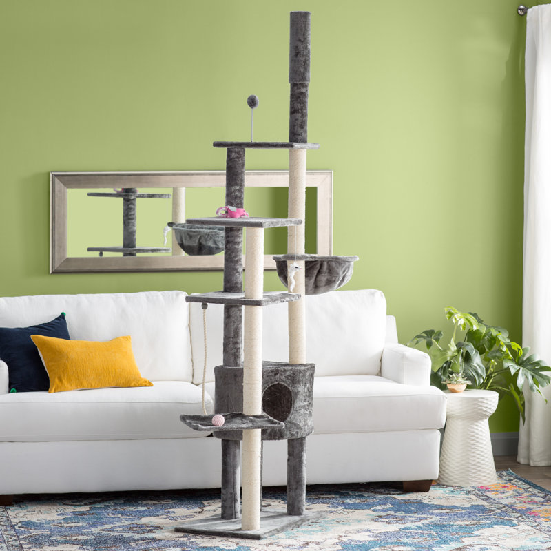 Archie Oscar 113 Lorinda Floor To Playground Cat Tree And Condo Reviews Wayfair