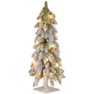 King Of Christmas Flocked Tree | Wayfair