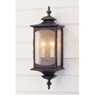 Go to store & view more images Abrahams 2-Light Outdoor Flush Mount by Charlton Home