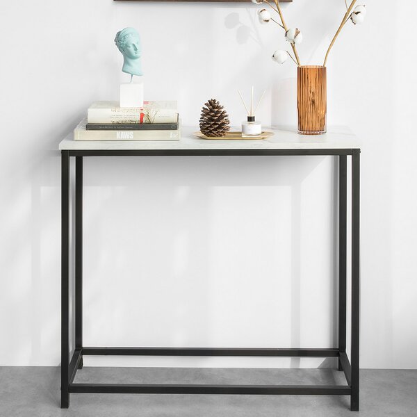 aldi console table marble