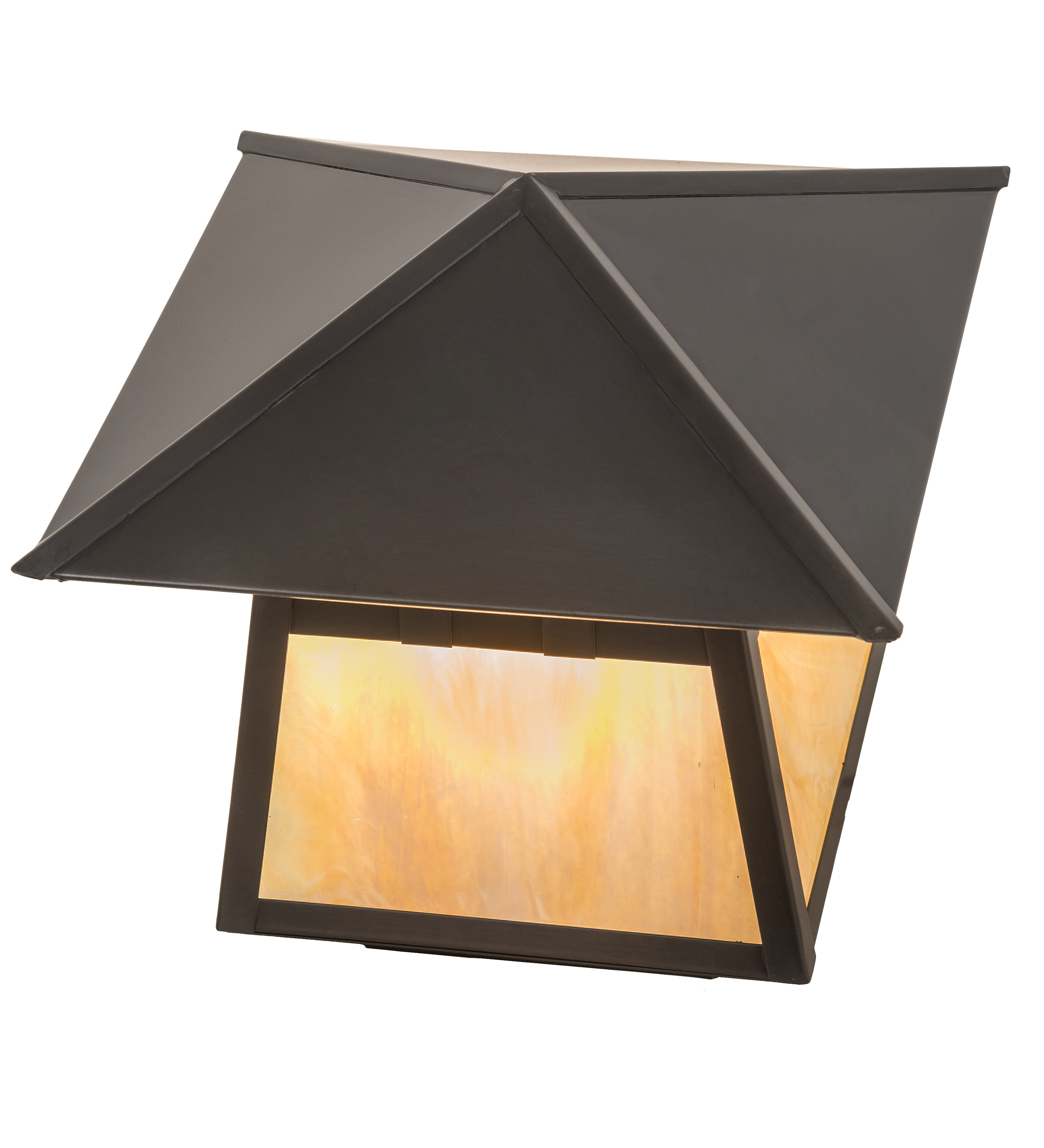 Loon Peak® Wysocki Hardwired Fence Post Cap Light Wayfair