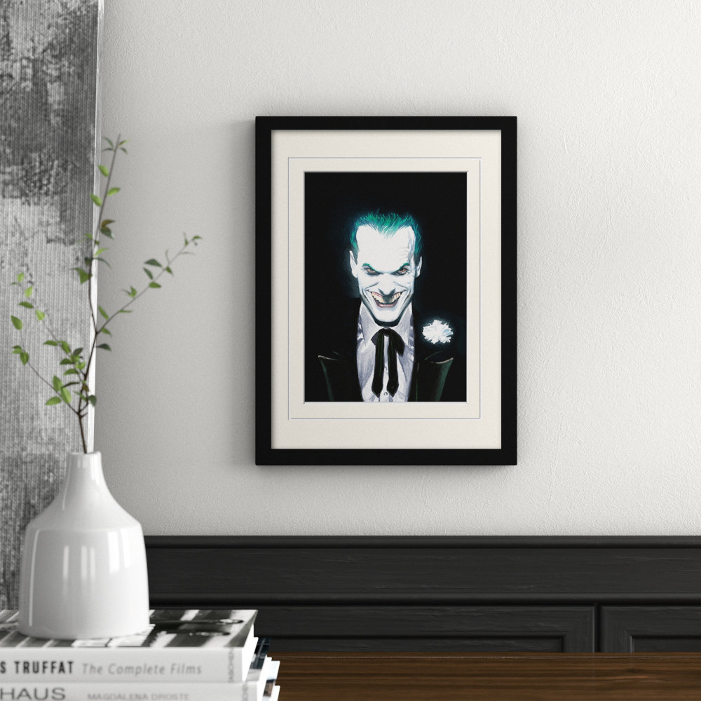 Disney Joker Suited Framed Graphic Art Print Framed Picture Frame