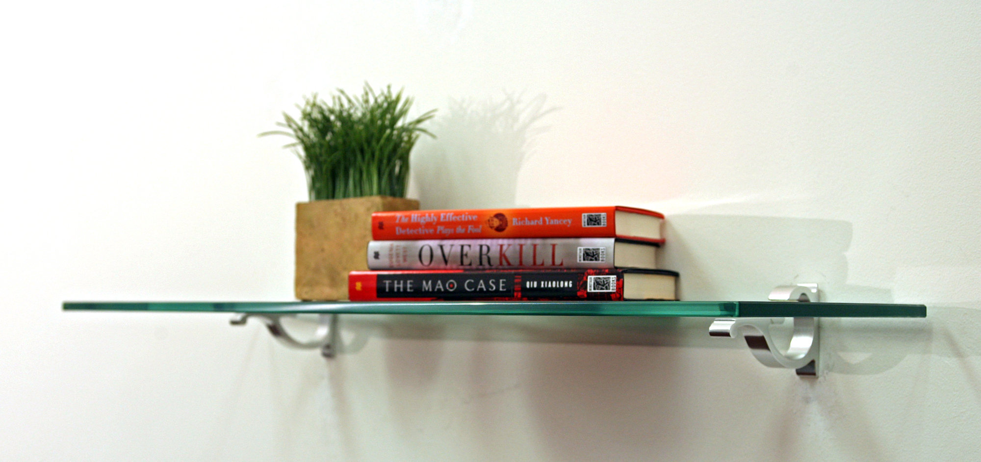 Spancraft Glass Floating Glass Shelves Wall Shelf Wayfair