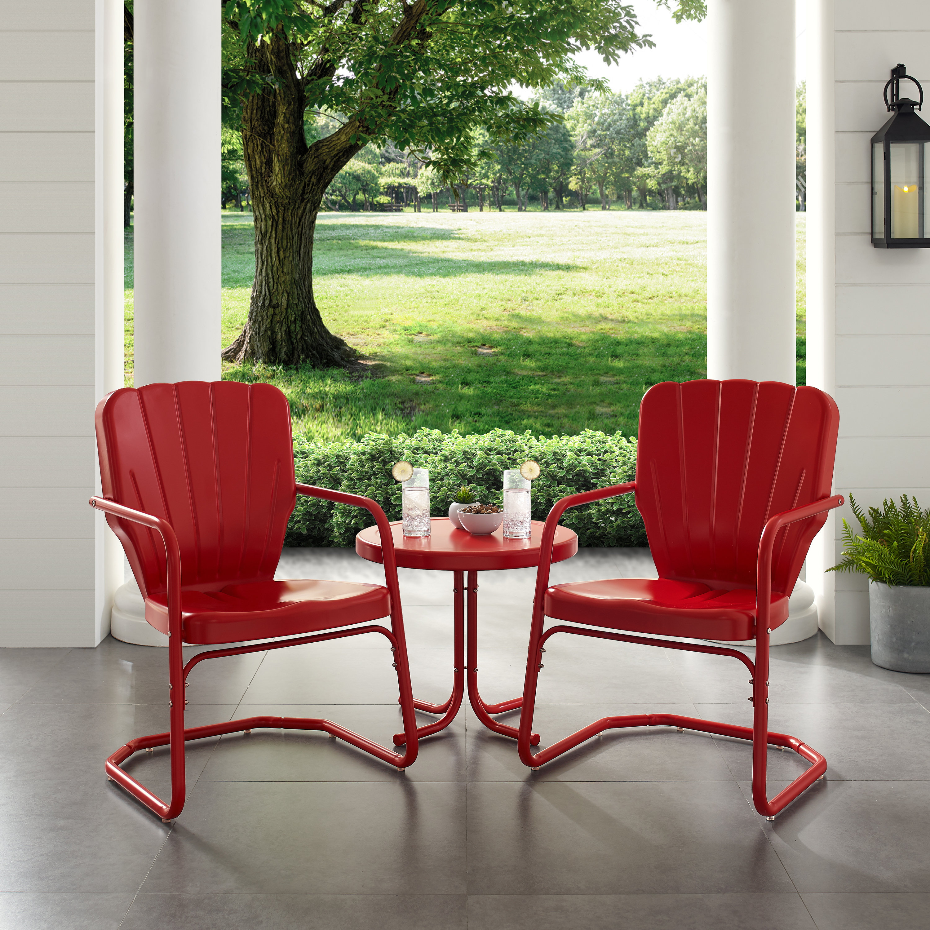 Rosecliff Heights Jessenia Outdoor Conversation 3 Piece Seating Group Reviews Wayfair
