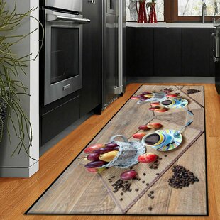 Küchenläufer Waschbar Kaffee Tee Fußmatten Küchen Teppich Fußmatte Küchenmatte 