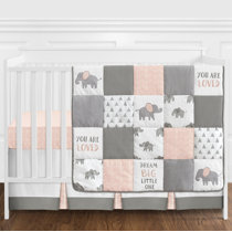 patchwork crib bedding