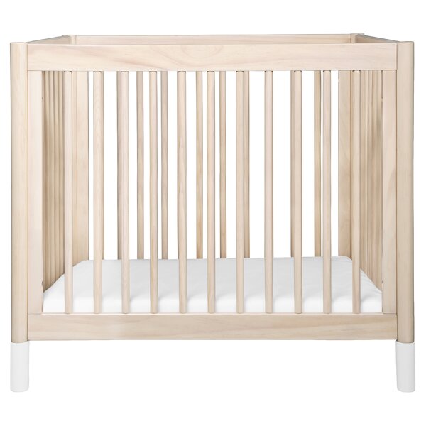 mid century modern mini crib