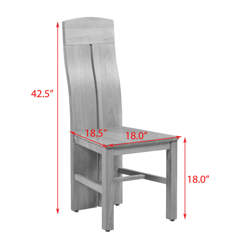 Loon Peak Kiazolu Solid Wood Dining Chair Wayfair Kiazolu Solid Wood Dining Chair
