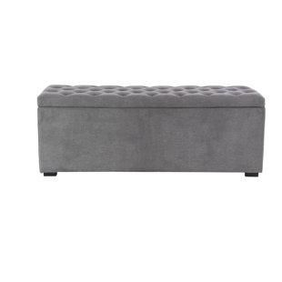 Go to store & view more images Alcott Hill Aahil Eclectic Upholstered Storage Bench