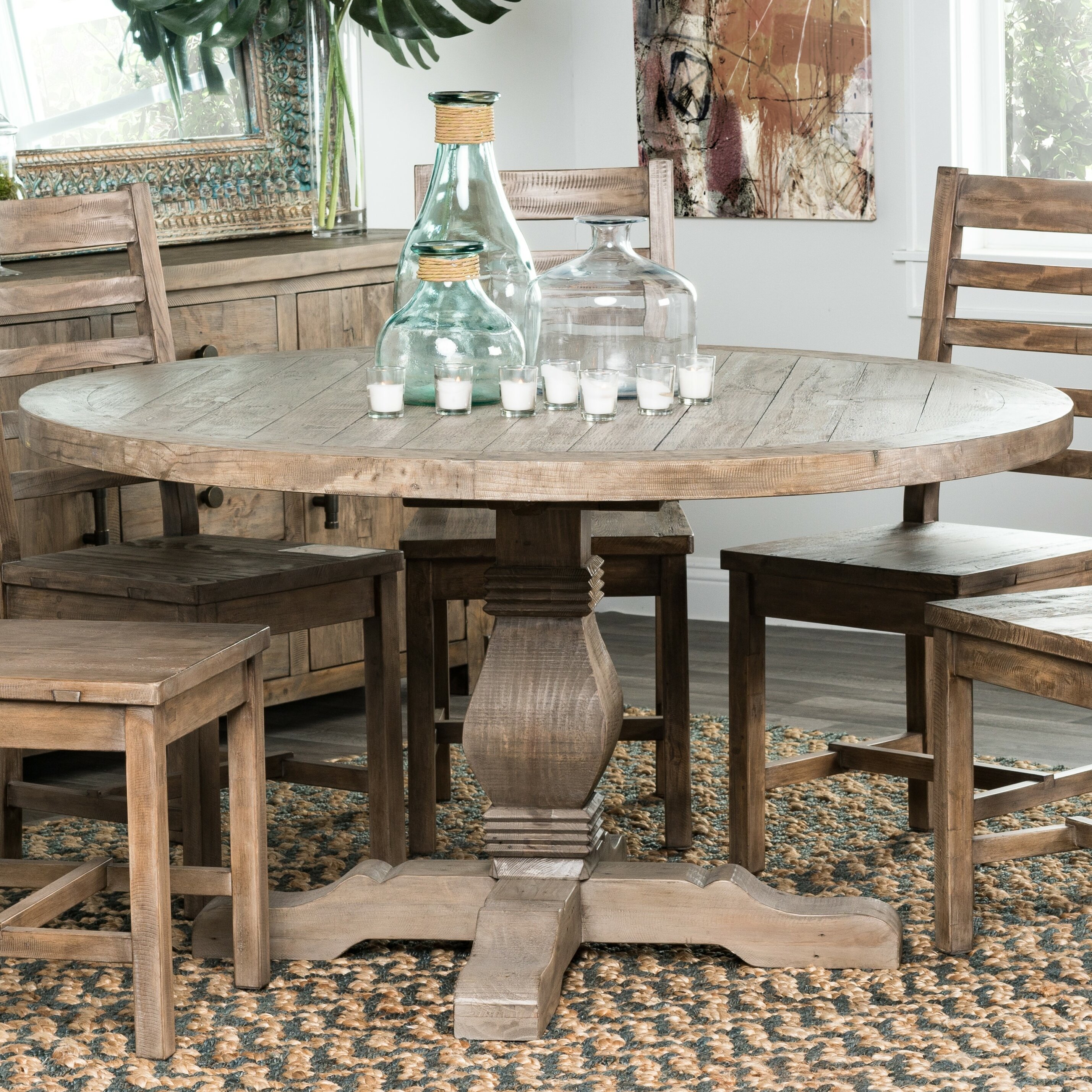 Recycled Round Dining Tables You Ll Love In 2021 Wayfair