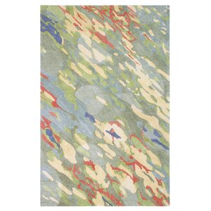 Reflections Hand-Tufted Blue/Green Indoor Area Rug