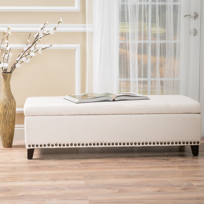 Charlton Home® Brookland Upholstered Storage Bench & Reviews | Wayfair