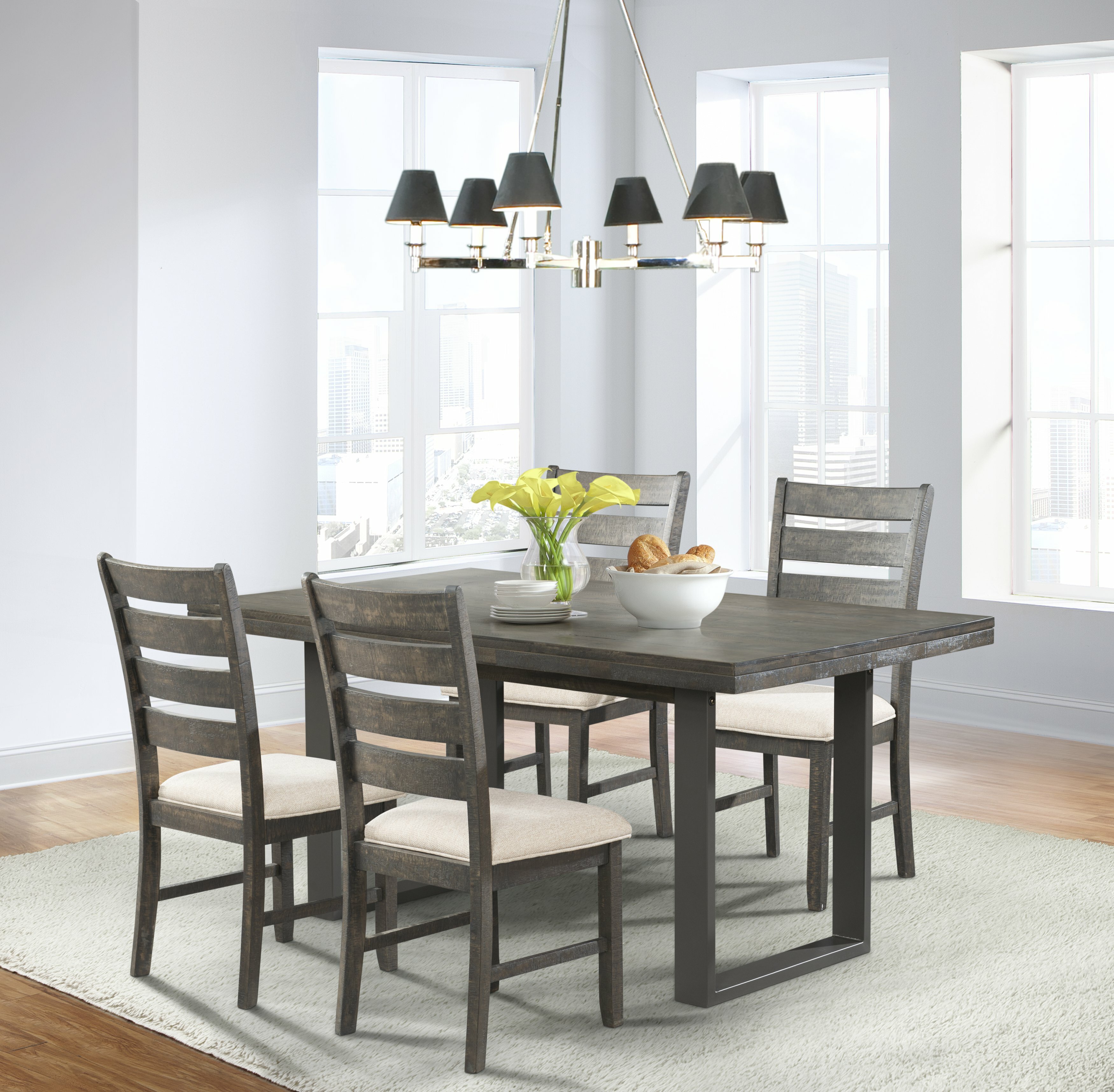 4 person small dining table