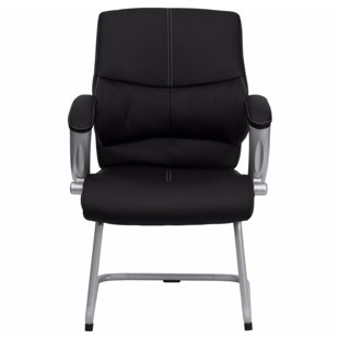 Desk Chairs Without Wheels You Ll Love Wayfair Mid Back Leather Desk Chair