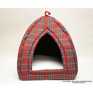 Checkered Cat Bed
