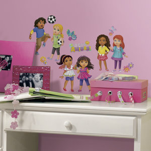 Popular Characters Dora and Friends Wall Decal