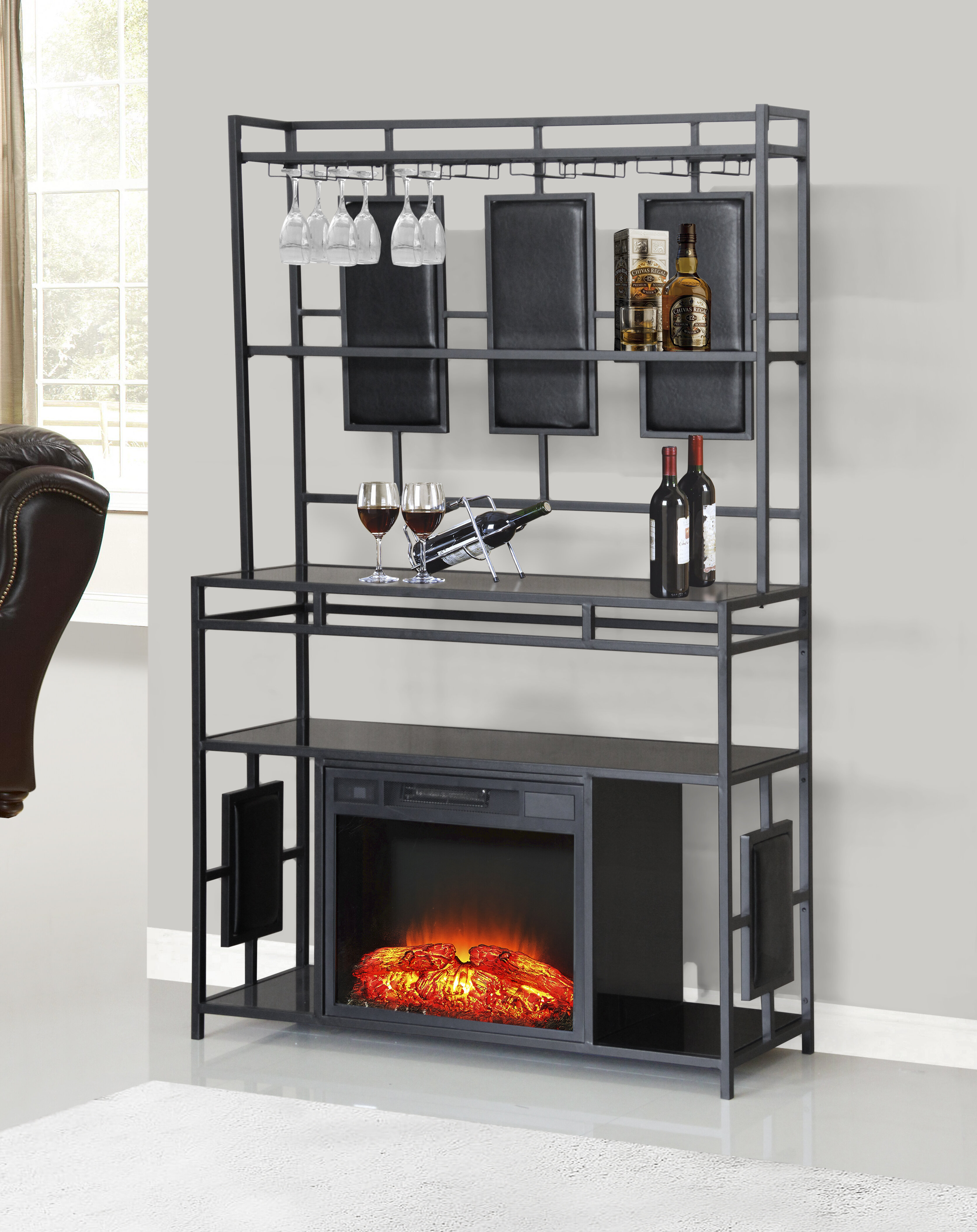 Latitude Run Avalon Electric Fireplace Wayfair