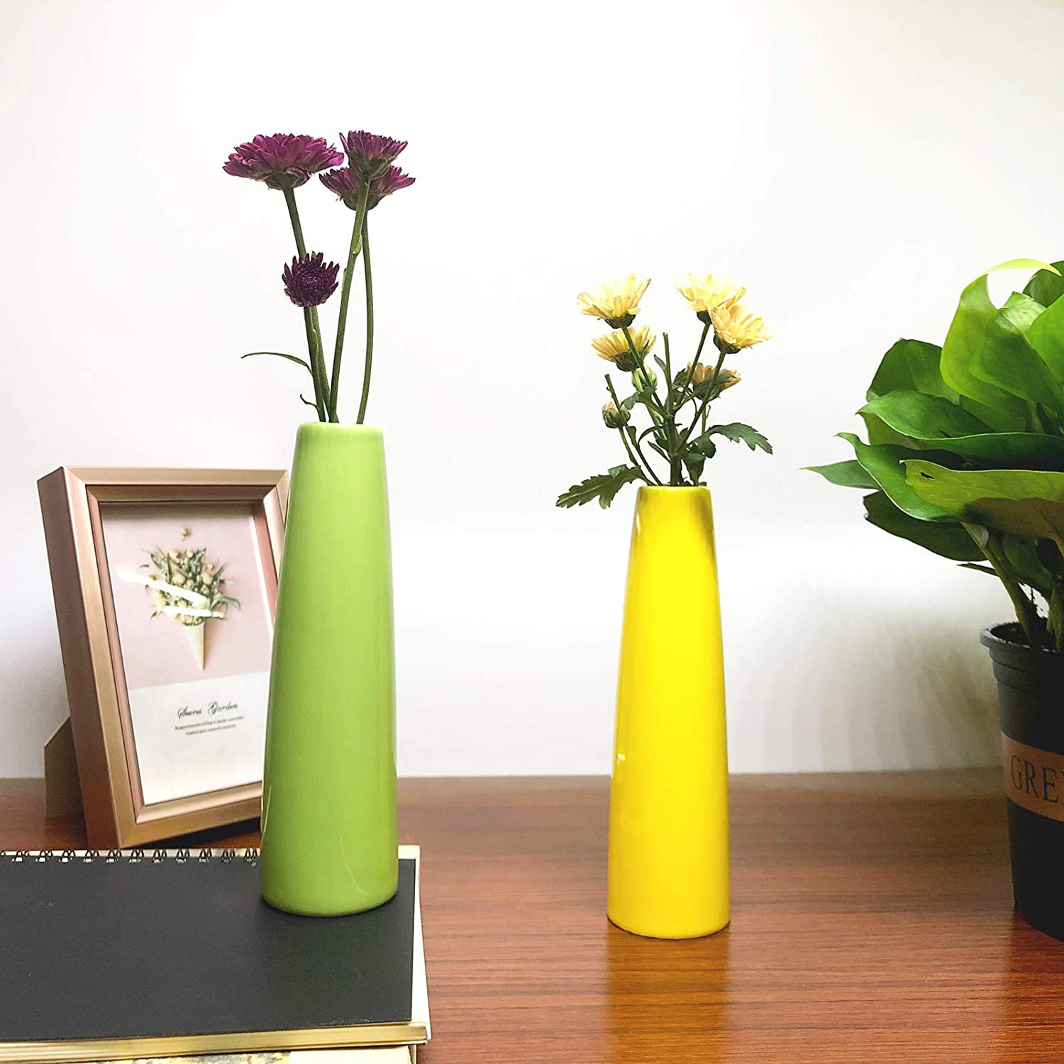 Modern Glass Vases Bottle Shape Creative Floral Table Decoration Ornaments Thin Neck Yellow Glass Vase Modern Contemporary Dining Living Room Art Decor Accent Gift Vase Modern Glass Vases Bottle Shape Creative Floral Table Decoration Ornaments Thin Neck Yellow Glass Vase Modern Contemporary Dining Living Room Art Decor Accent Gift Vase