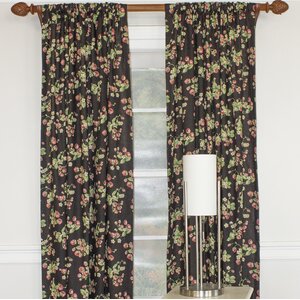 Chiswick Fields Floral Room Darkening Single Curtain Panel