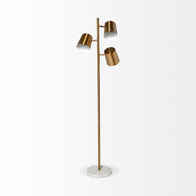 wayfair copper floor lamp