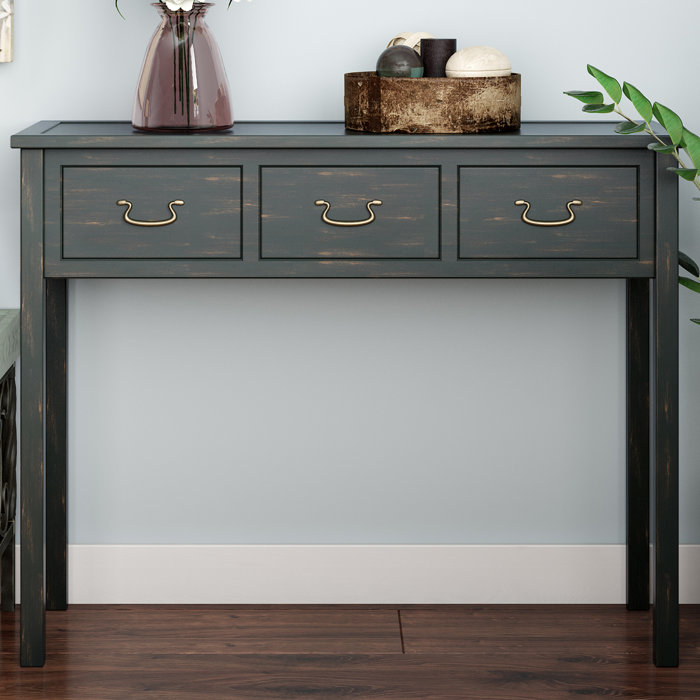Andover Mills Kenzo 39 4 Solid Wood Console Table Reviews