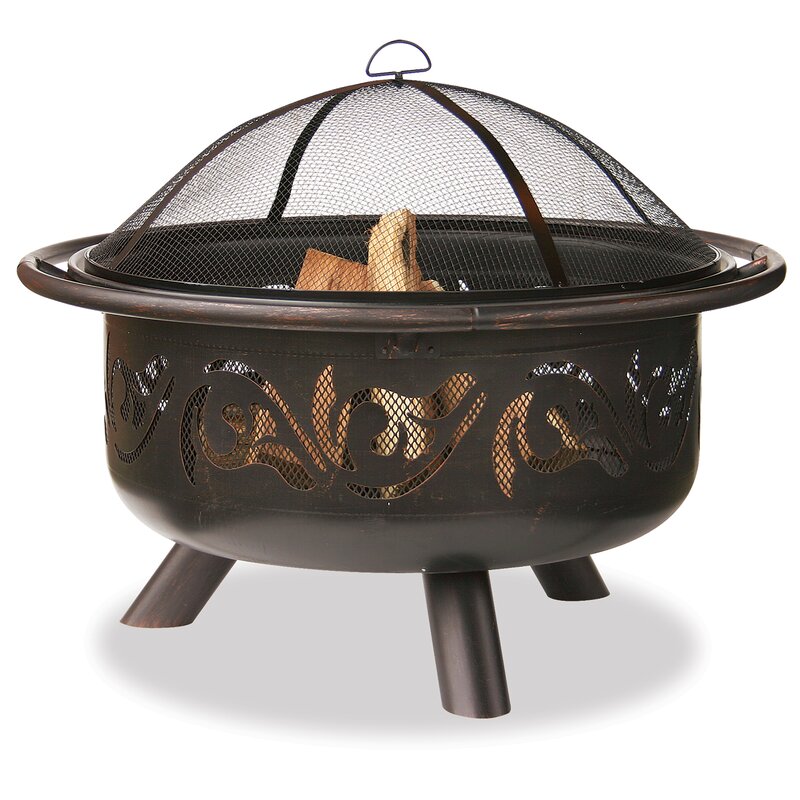Endless Summer Steel Wood Burning Fire Pit & Reviews ...