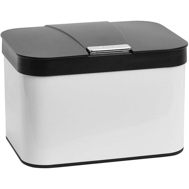 Compost Bin For Kitchen Countertop,Compost Bucket Indoor Kitchen Sealed,  Food Waste Caddy, 1.13 Gallon Kitchen Compost Container With Lid, Compact  And ...