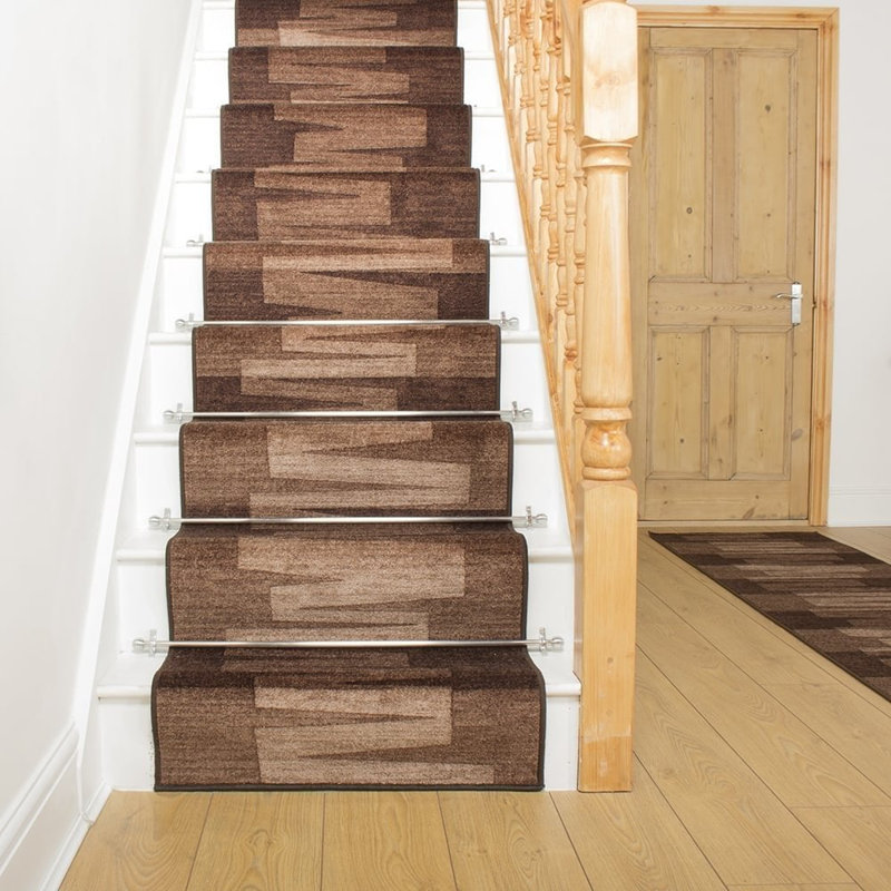 Ebern Designs Teppich Benedick in Dunkelbraun | Wayfair.de