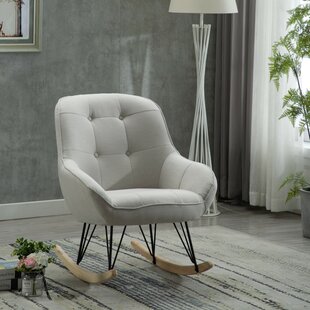 zoe tufted rocking chair