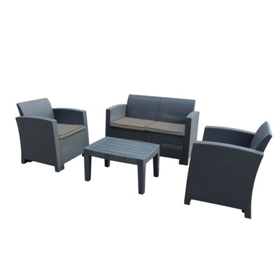 Pelletier 4 Piece Sofa Seating Group With Cushions Ebern Designs