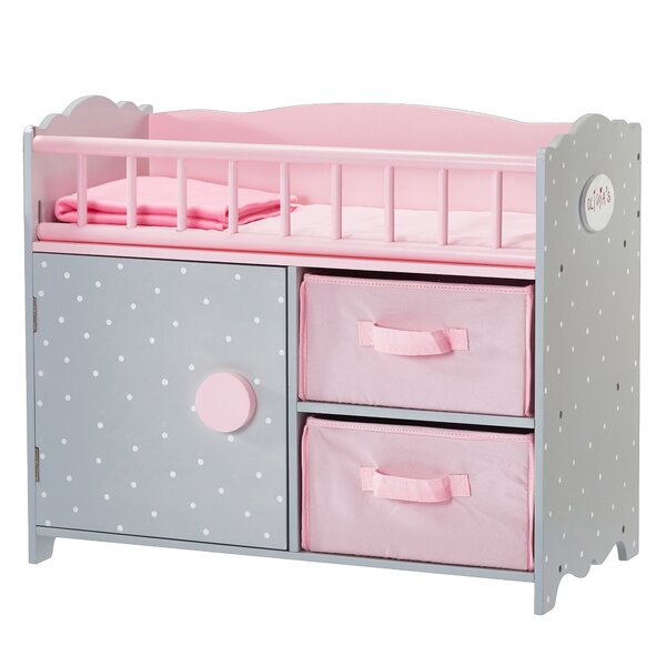 Baby Doll Bedding Gingham with Bear Applique Mini Crib/Port-a-Crib Bedding Set,