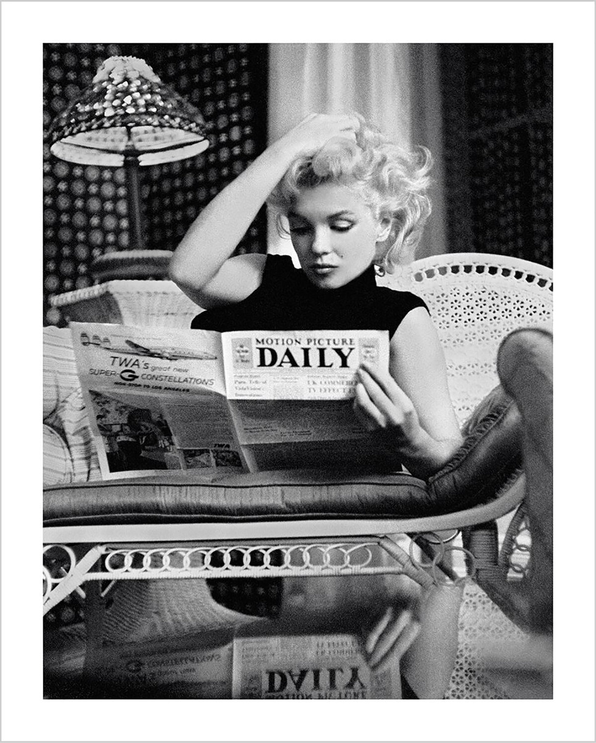 House of Hampton® Marilyn Monroe Reading Motion Picture Daily by Ed ...