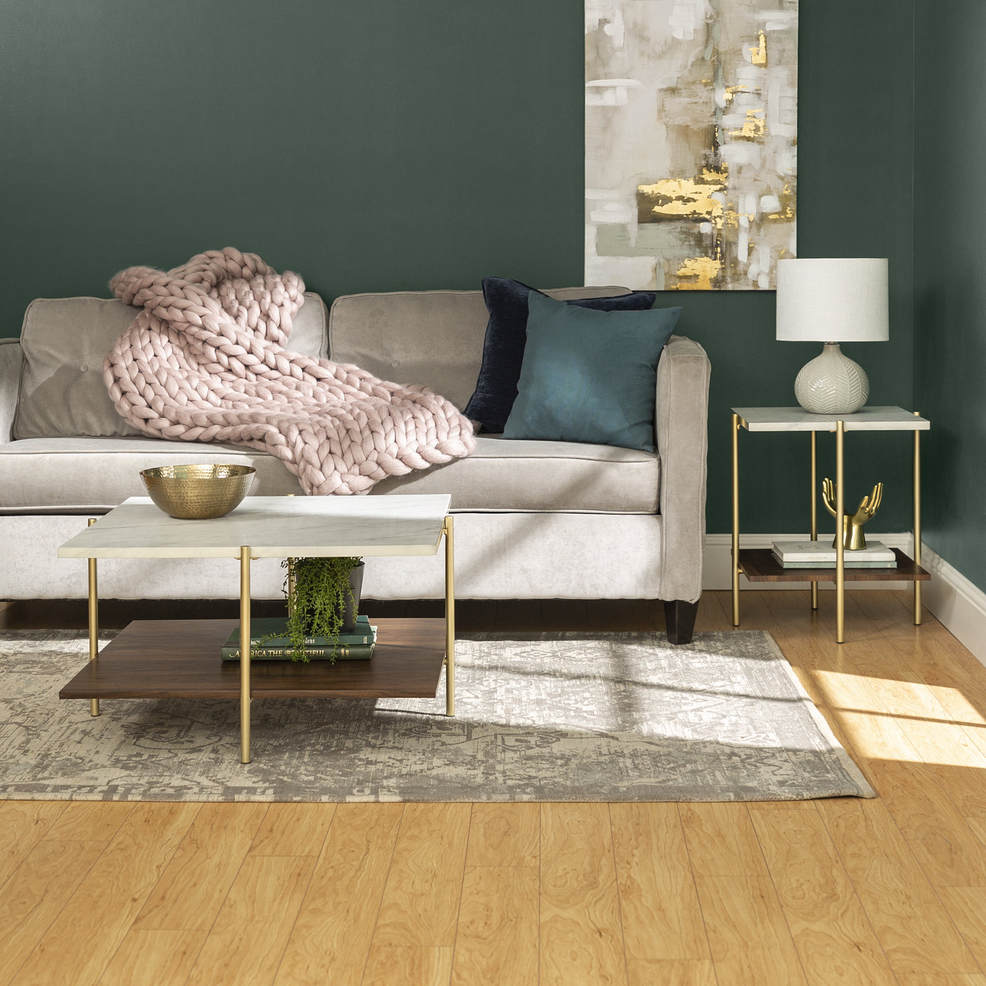 Wrought Studio 2 Piece Square Coffee Table Set Reviews Wayfair