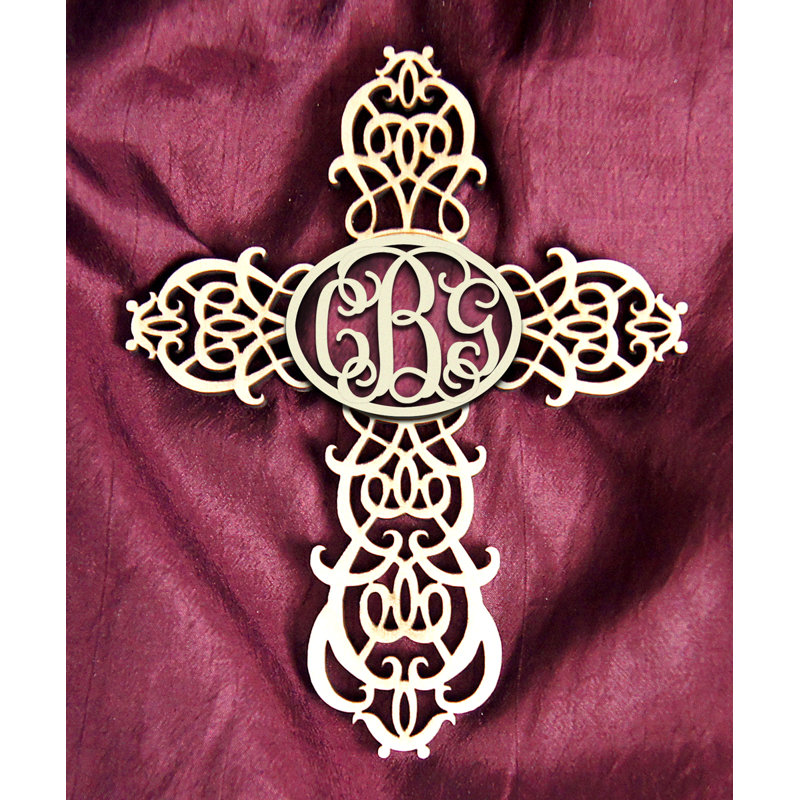 Amonogramartunlimited Filigree Wooden Cross Wall Décor Reviews Filigree Wooden Cross Wall