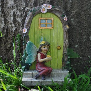 RED PILLAR/POST BOX Fairy door elf miniature secret magic garden Only 2 left!!! 