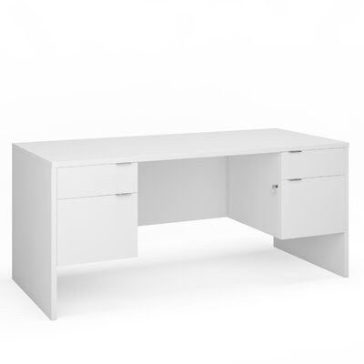 Double Pedestal Desk Carmel Furniture Size 29 H X 66 W X 30 D